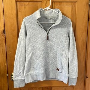 L.L. Bean Quilted Quarter Zip Pullover